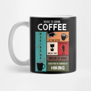 Drink Coffee Everytime im thinking of hiking Mug